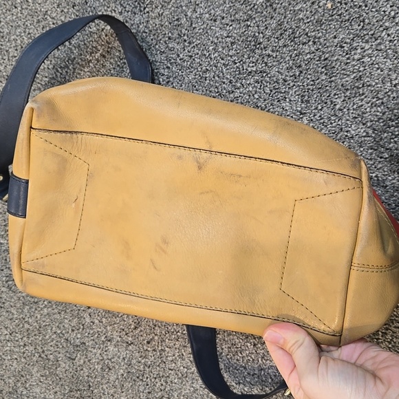 Coach Women Restored Larger Duffle Multicolor Shoulder Bag Purse Leather - Picture 9 of 16